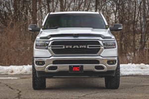 Ram 1500 Hood Protector - Rough Country - Gloss Black - '19-'26